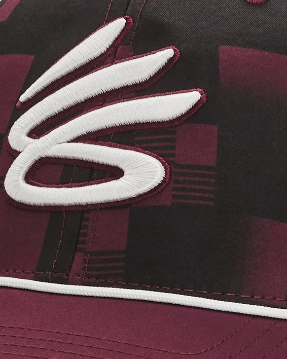 UA Curry Golf Snapback in Maroon image number 0