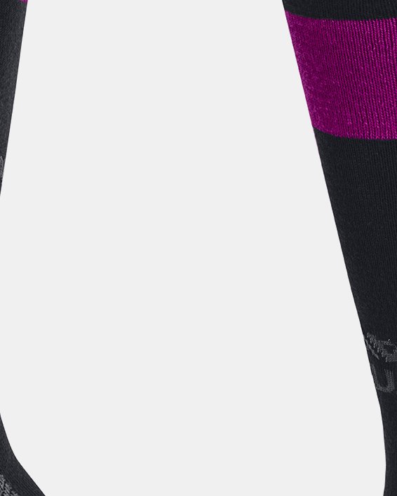 Unisex UA High Rise Over-The-Calf Socks in Black image number 0