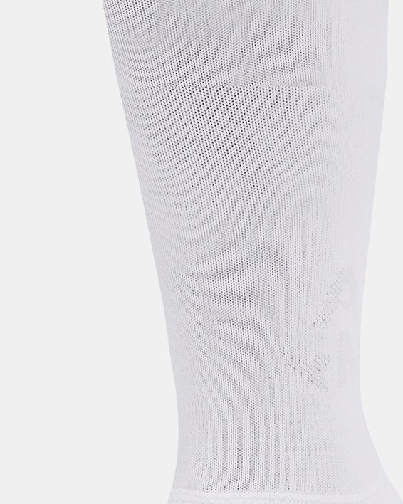 Unisex UA High Rise Over-The-Calf Socks in White image number 1