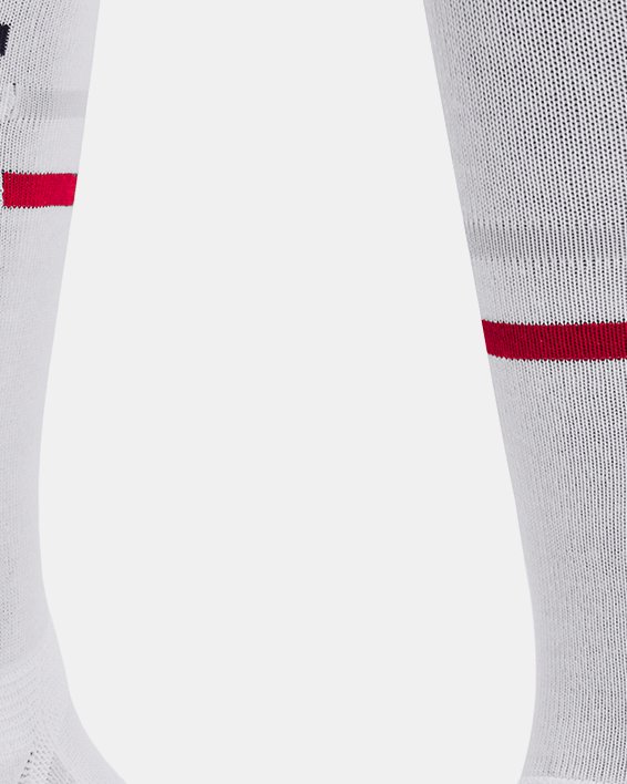 ถุงเท้าฟุตบอลยาวเหนือน่องข้อสูง UA ยูนิเซ็กส์ in White image number 0