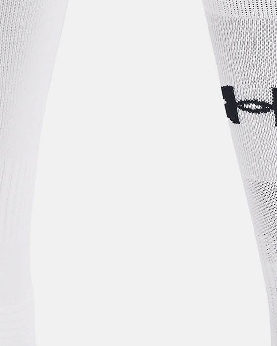 Kids' UA Magnetico Over-The-Calf Socks, White, pdpMainDesktop image number 0