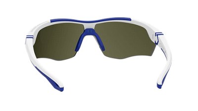 Детские солнцезащитные очки Under Armour UA Yard Dual Tuned™ Jr. Baseball, цвет: Белый / Королевский синий — фото 2
