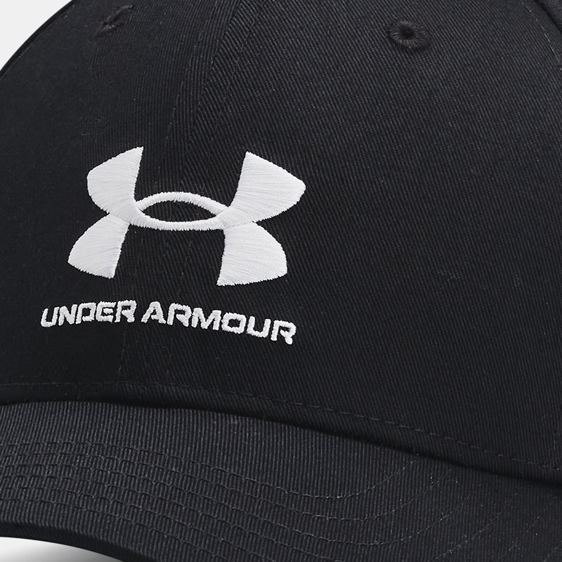 Boys'  Under Armour  Branded Adjustable Cap Black / White OSFM