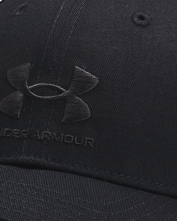 Boys' UA Branded Adjustable Cap, Black, pdpMainDesktop image number 0
