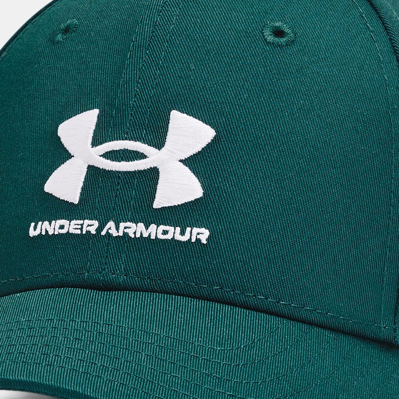 Verstellbare Kappe für Jungen mit Under Armour Branding Hydro Teal / Weiß