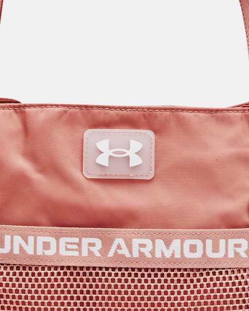 NEW》Under Armour Motivator Duffle Bag Grey/Pink for women Size Medium to  Large
