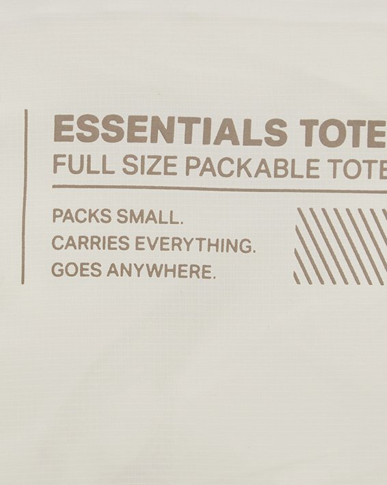 Women's UA Essentials Packable Tote in White image number 3