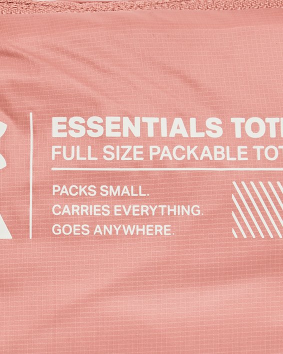 Women's UA Essentials Packable Tote in Pink image number 3