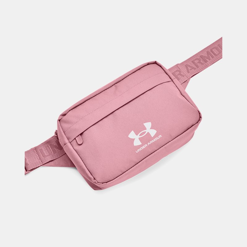 Image of Under Armour Under Armour SportStyle Lite Waist Bag Crossbody Pink Elixir / White OSFM