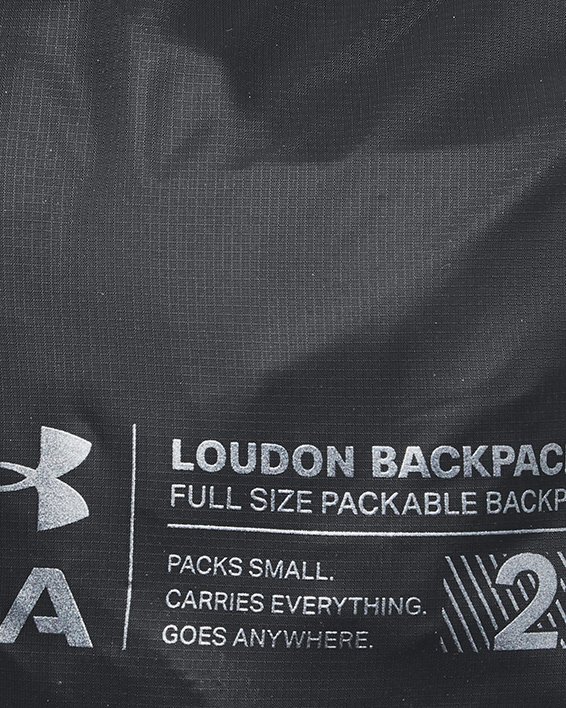 กระเป๋าเป้ UA SportStyle Packable in Black image number 3