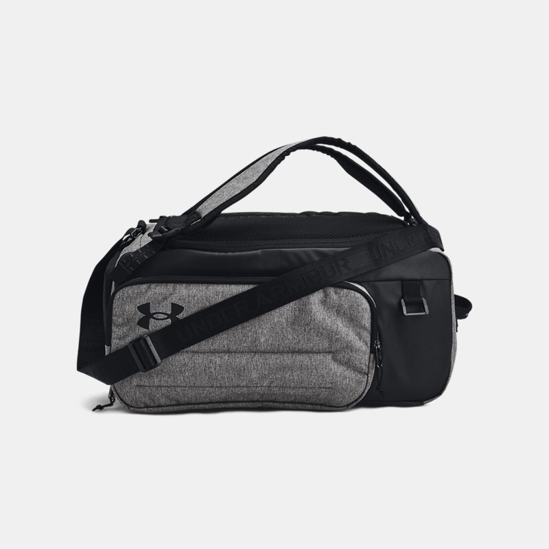 sac à dos de sport under armour contain duo (s) castlerock medium heather / noir / blanc taille unique