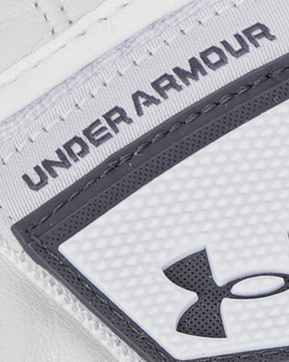 Little Boys' UA Big Logo Sticker Twofer Long Sleeve in White image number 1