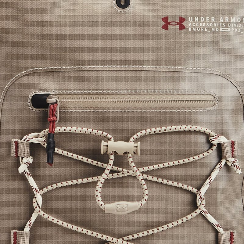 Under Armour  Summit Small Backpack Timberwolf Taupe / Silt / Cinna Red OSFM