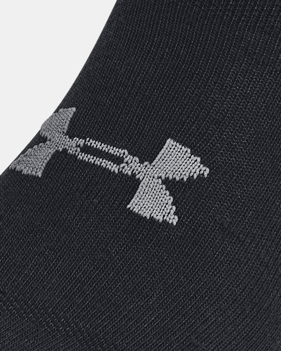 Chaussettes invisibles UA Essential unisexes (lot de 6 paires), Black, pdpMainDesktop image number 1