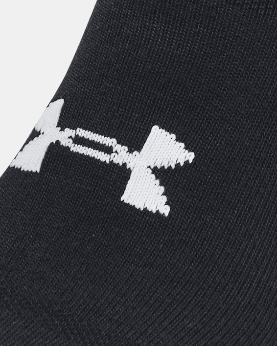 Unisex UA Essential 6-Pack No-Show Socks in Black image number 1