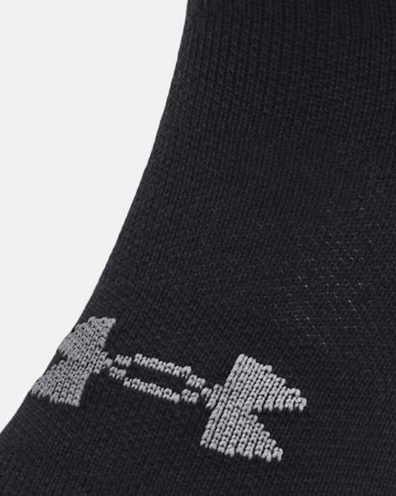 Unisex UA Performance Knöchelhohe Tech-Socken im 3er-Pack, Black, pdpMainDesktop image number 1