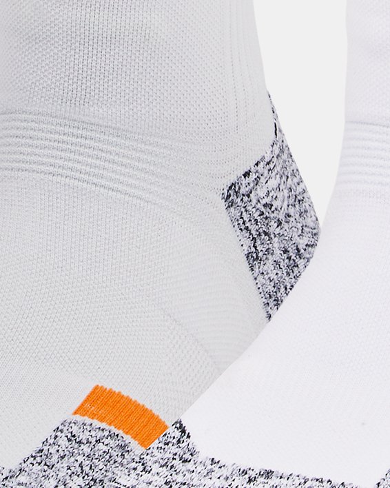 Women's UA ArmourDry™ Pro 2-Pack Quarter Socks in White image number 0