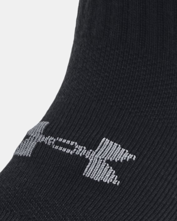UA Essential knöchelhohe Socken im 3er-Pack für Kinder, Black, pdpMainDesktop image number 1