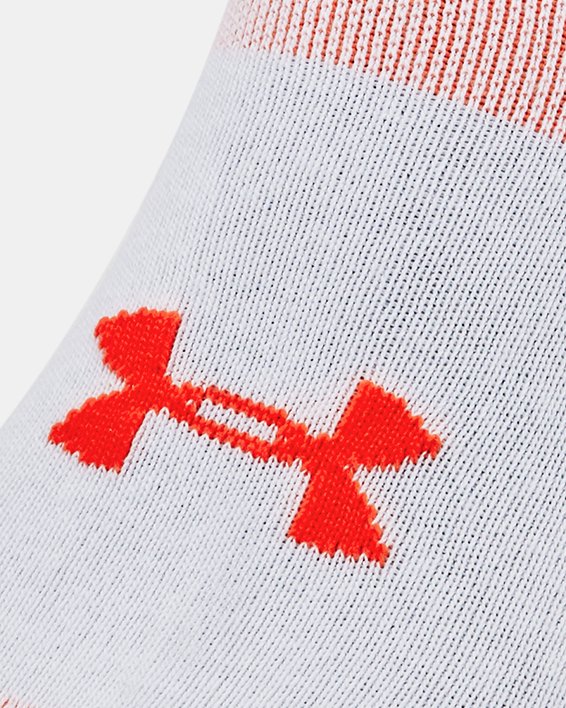 Unisex UA Essential niedrig geschnittenen Socken im 3er-Pack, White, pdpMainDesktop image number 1