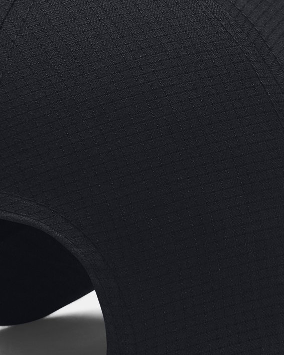 Men's UA ArmourVent Adjustable Cap, Black, pdpMainDesktop image number 1