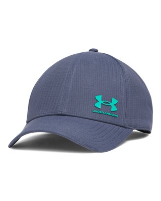 Casquette réglable basse Under Armour ArmourVent pour homme Downpour Gris / Geode Vert Taille unique