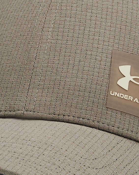 Men's UA ArmourVent Adjustable Cap in Brown image number 0