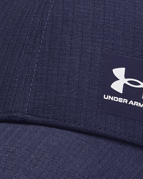 Men's UA ArmourVent Adjustable Cap in Blue image number 0