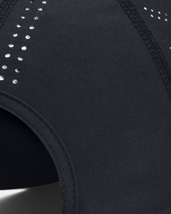 UA Launch verstellbare Kappe für Damen, Black, pdpMainDesktop image number 1