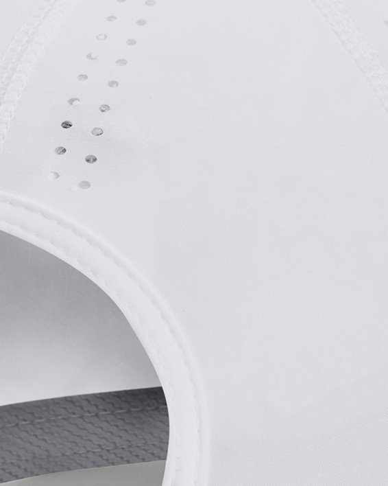 UA Launch verstellbare Kappe für Damen, White, pdpMainDesktop image number 1