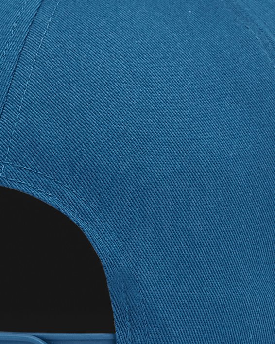 Men's Curry Flat Brim Snapback Cap, Blue, pdpMainDesktop image number 1