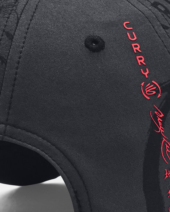 中性Curry X Bruce Lee Snapback運動帽 in Black image number 1
