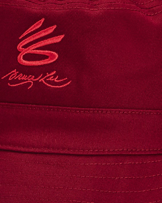 หมวกบักเก็ต Curry X Bruce Lee ยูนิเซ็กส์ in Red image number 0