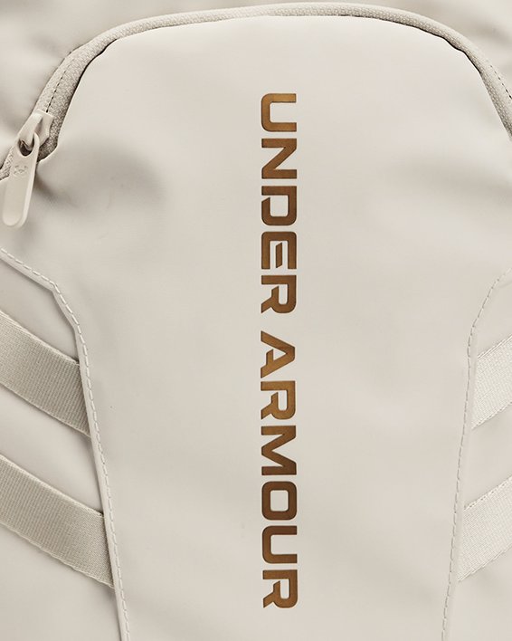UA Hustle 6.0 Pro Backpack, White, pdpMainDesktop image number 0