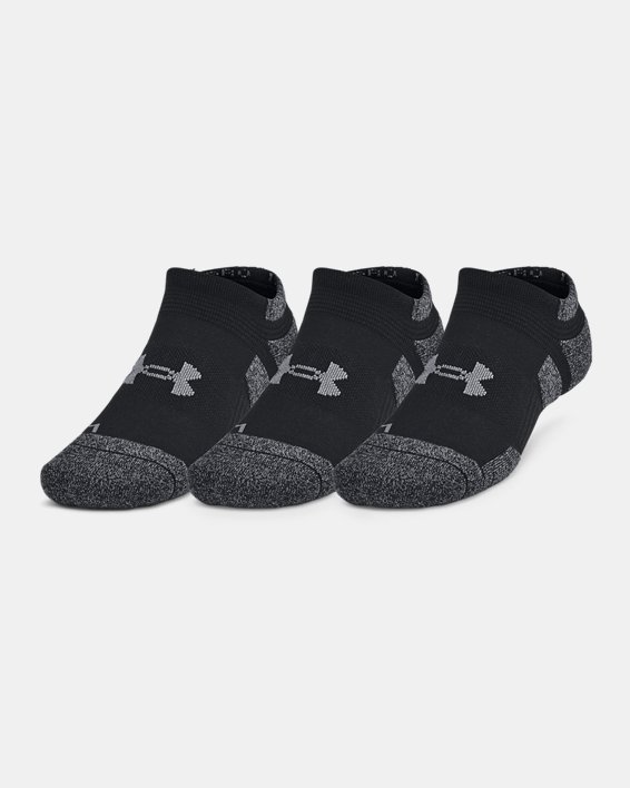 Under Armour Unisex Performance Tech 3-Pack No Show Socks - Grey Under Armour Unisex Performance Tech 3-Pack No Show Socks - Grey