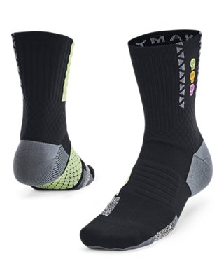 Calcetines UA ArmourDry&reg; Playmaker Day of the Dead Mid-Crew unisex, Black, pdpMainDesktop image number 0