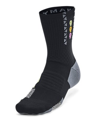 Calcetines UA ArmourDry&reg; Playmaker Day of the Dead Mid-Crew unisex, Black, pdpMainDesktop image number 1