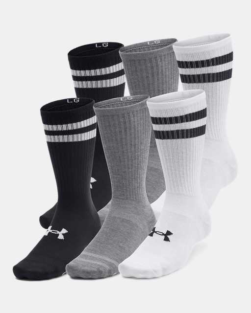 Unisex UA Essential Crew-Socken im 6er-Pack Unisex UA Essential Crew-Socken im 6er-Pack