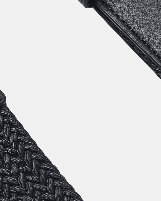 Men's UA Drive Braided Belt, Black, pdpMainDesktop image number 0