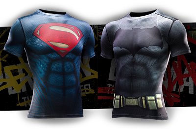 under armour t shirt superman