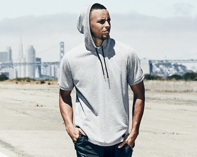 steph curry short sleeve hoodie