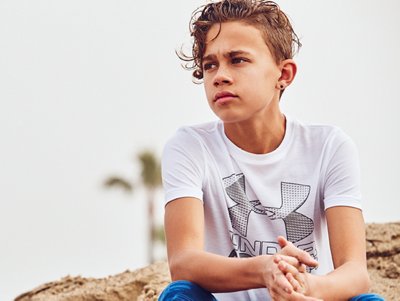 under armour swim shirt youth