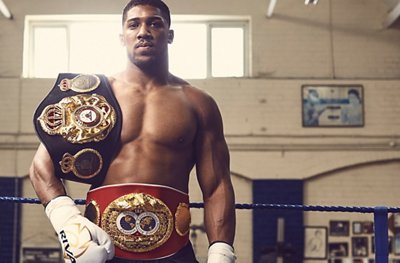 anthony joshua under armour tracksuit