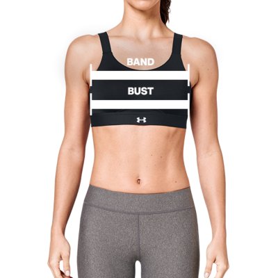 under armour sports bra size guide