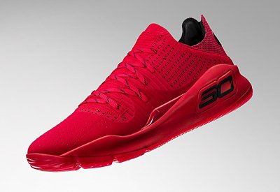 all red steph curry shoes