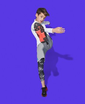 Boys' HeatGear® Armour ¾ Printed Leggings 2 Colors Available $34.99