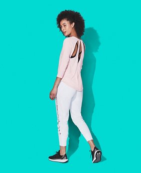 New Arrival Women's UA Pindot Open Back Long Sleeve 5 Colors Available $45