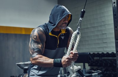 the rock under armour gear