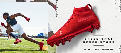 ua spotlight suede mc red