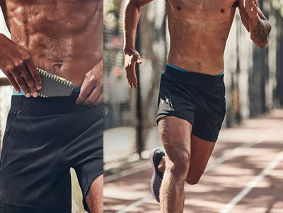 under armour mens running shorts