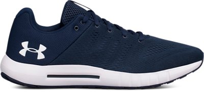 dark blue under armour shoes